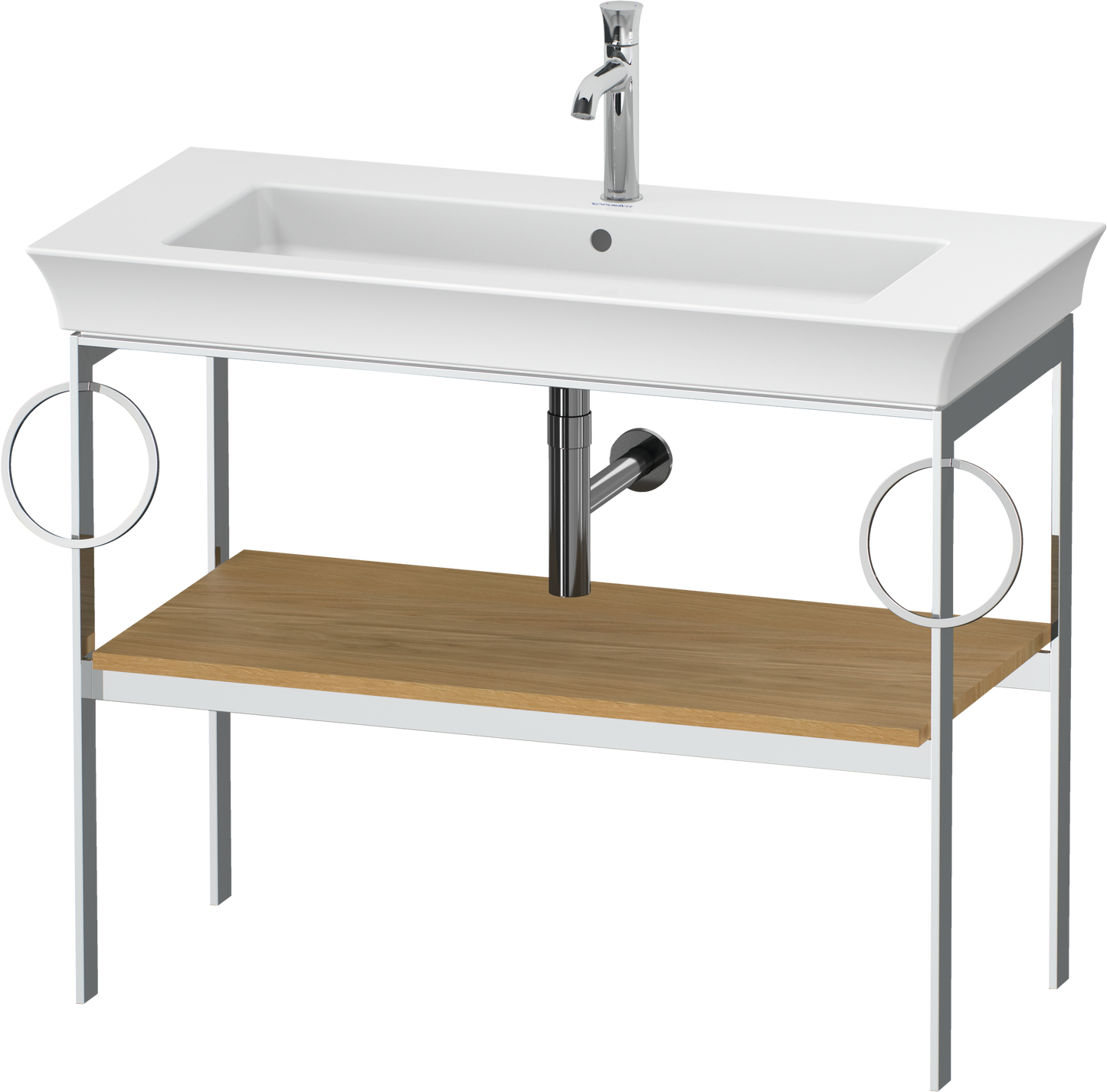 Duravit White Tulip Metal console