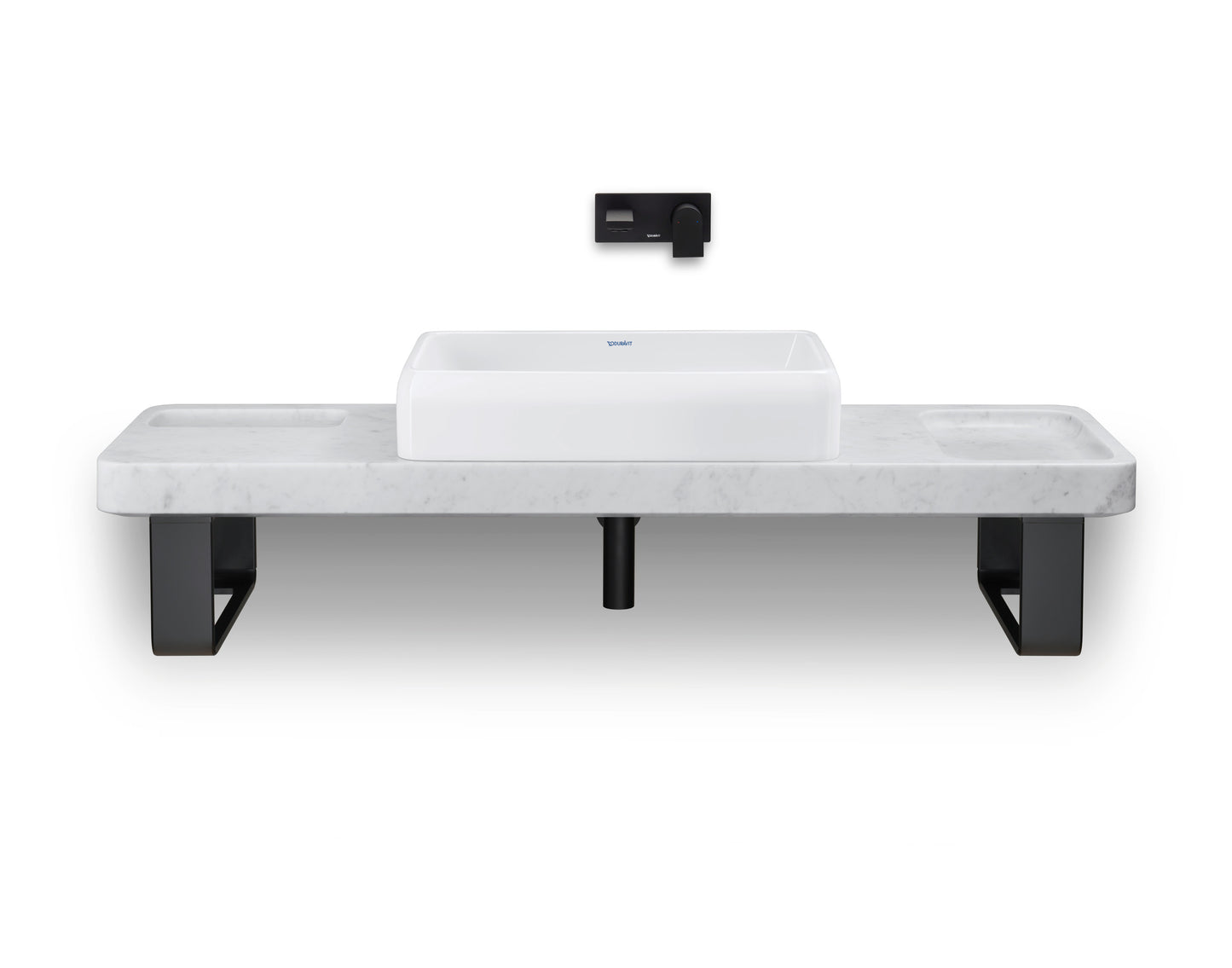 Duravit Qatego Washbowl with console and console support