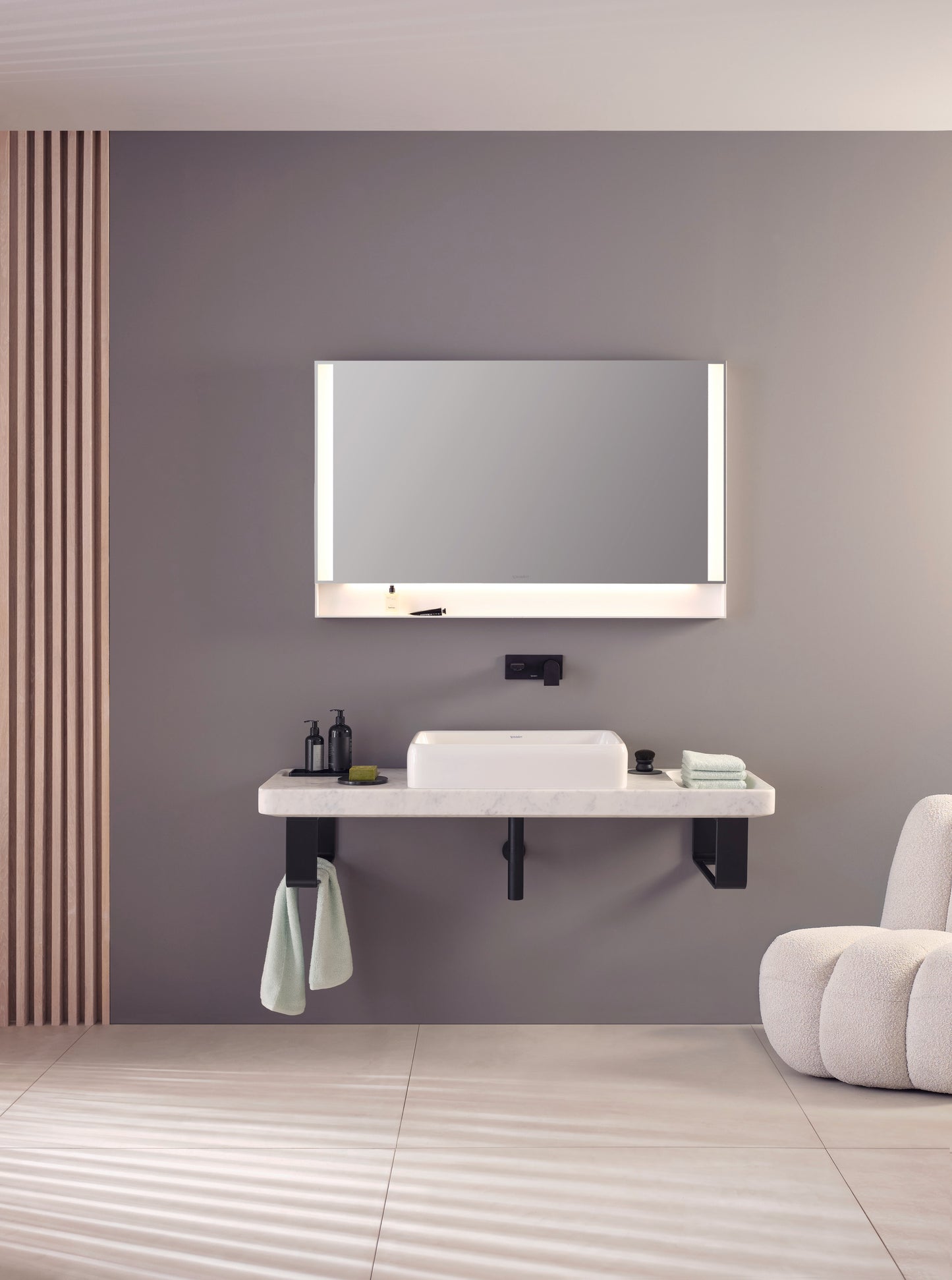 Duravit Qatego Washbowl with console and console support