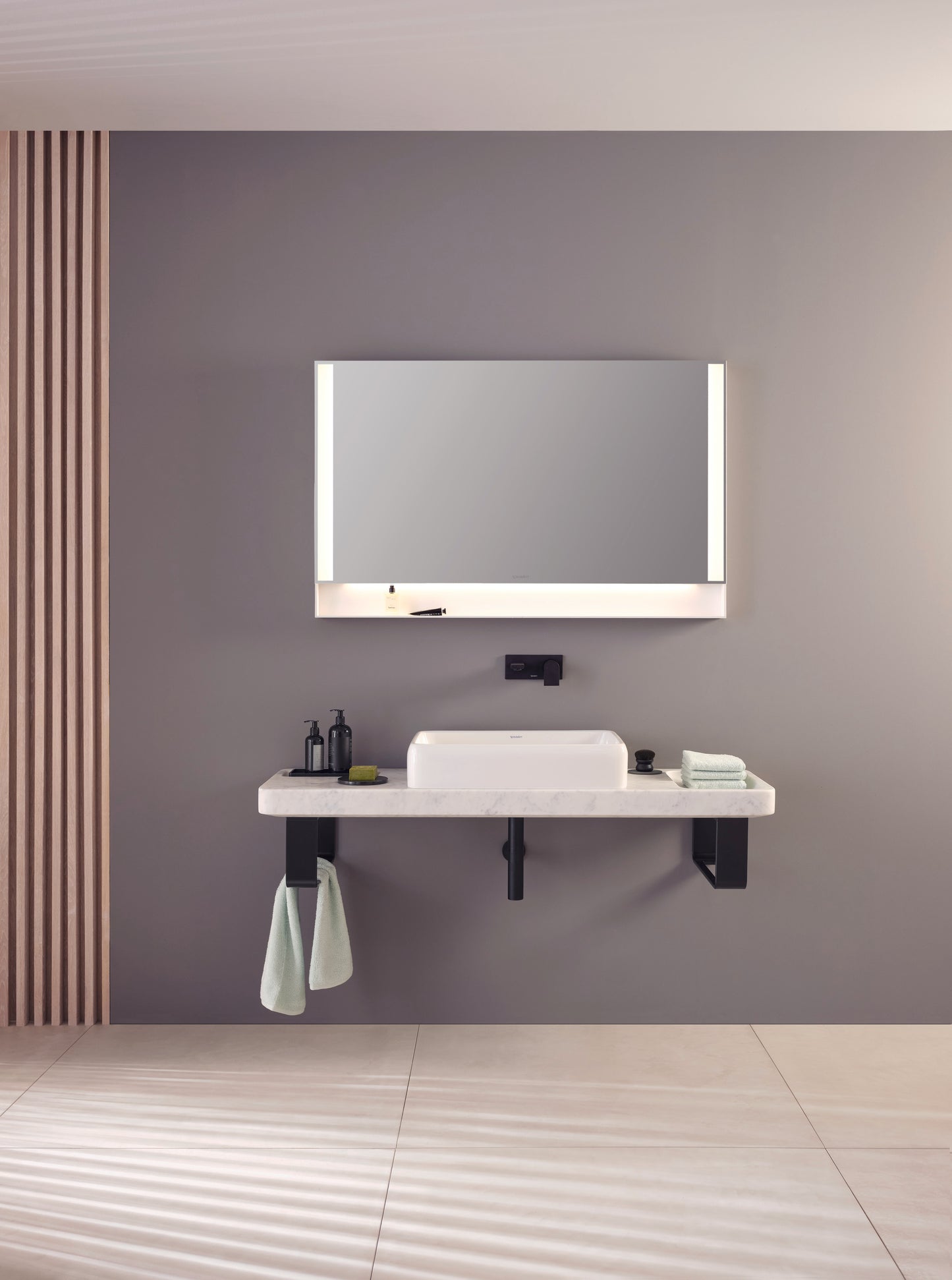 Duravit Qatego Washbowl with console and console support
