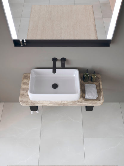 Duravit Qatego Washbowl with console and console support