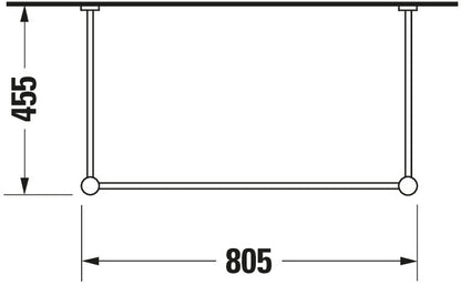 Duravit Vero Metal console