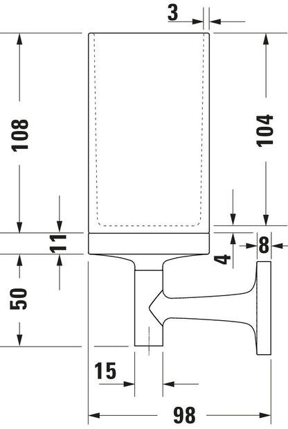 Duravit Starck T Glass holder