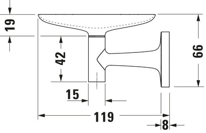 Duravit Starck T Soap dish