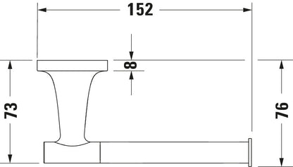 Duravit Starck T Toilet paper holder