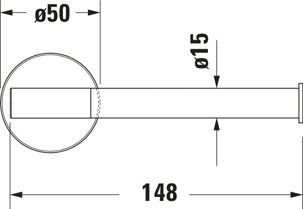 Duravit Starck T Toilet paper holder