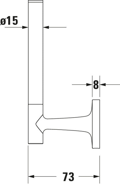 Duravit Starck T Spare roll holder