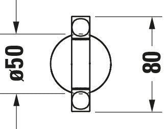 Duravit Starck T Towel rail
