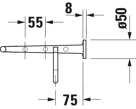 Duravit Starck T Towel shelf