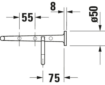 Duravit Starck T Towel shelf