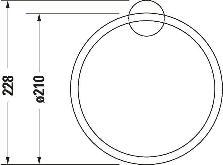 Duravit Starck T Towel ring