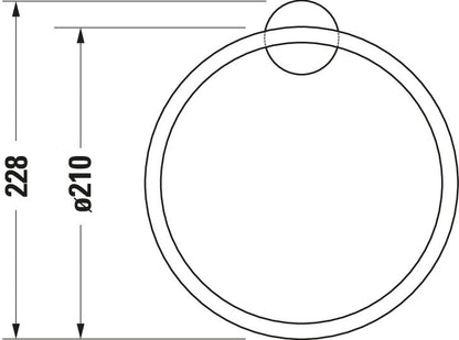 Duravit Starck T Towel ring