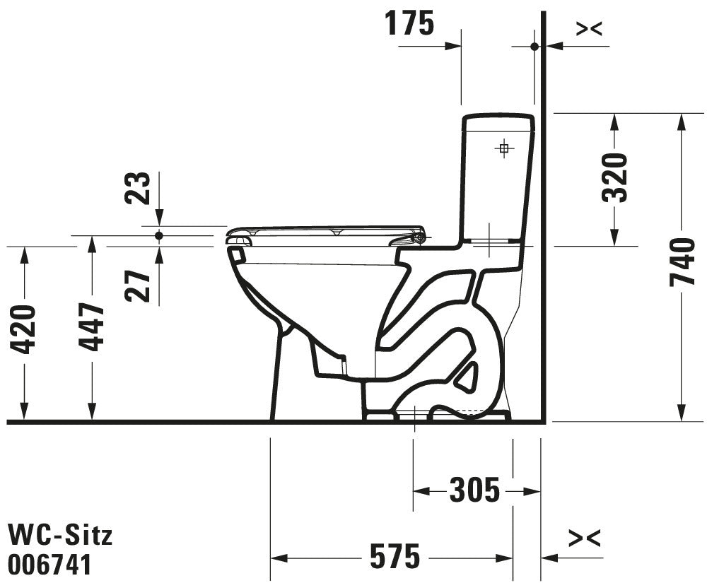 Duravit D-Code Toilet seat