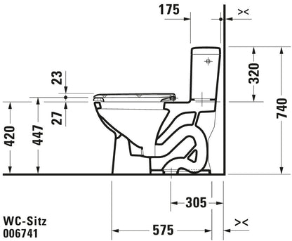Duravit D-Code Toilet seat