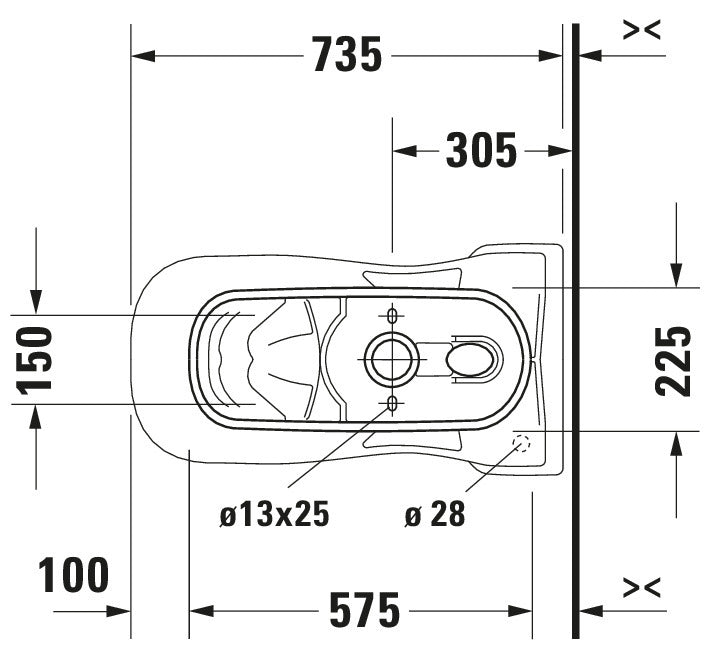 Duravit D-Code One-piece toilet