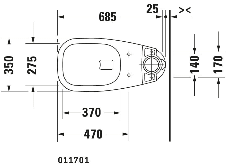 Duravit D-Code Two-piece toilet