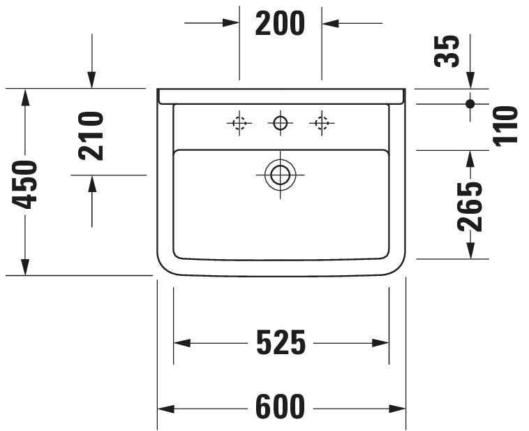 Duravit Starck 3 Washbasin