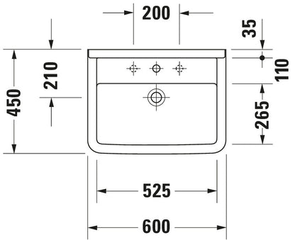 Duravit Starck 3 Washbasin