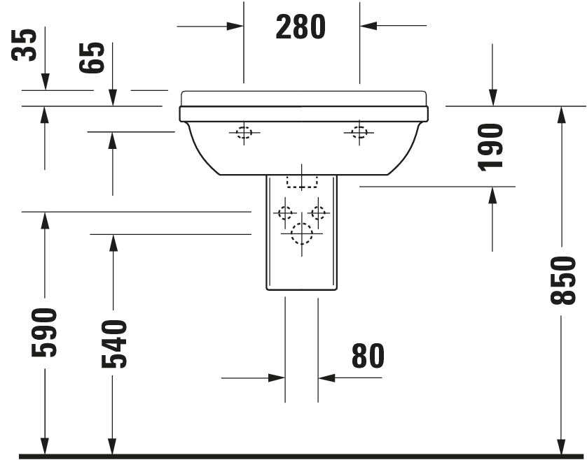 Duravit Starck 3 Washbasin