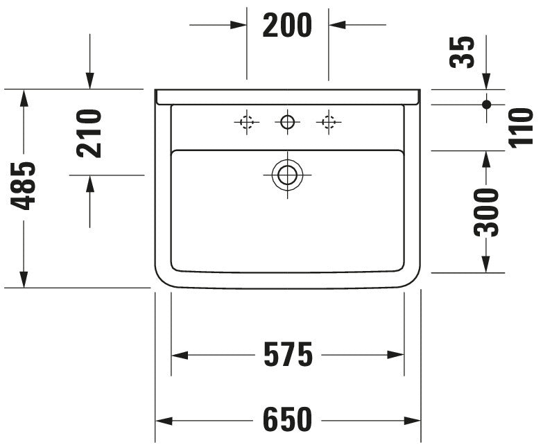 Duravit Starck 3 Washbasin