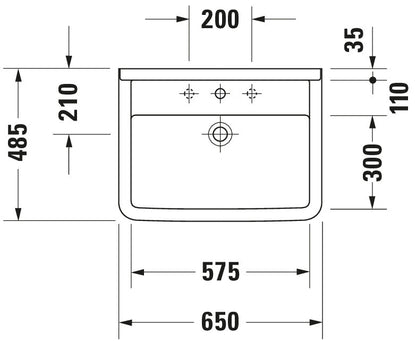 Duravit Starck 3 Washbasin