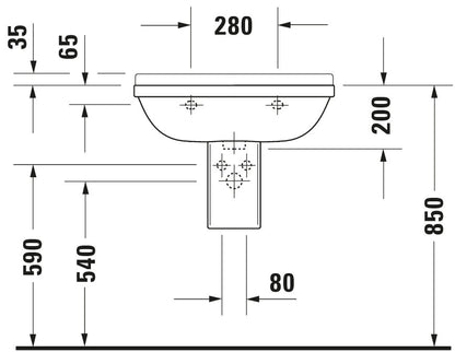 Duravit Starck 3 Washbasin
