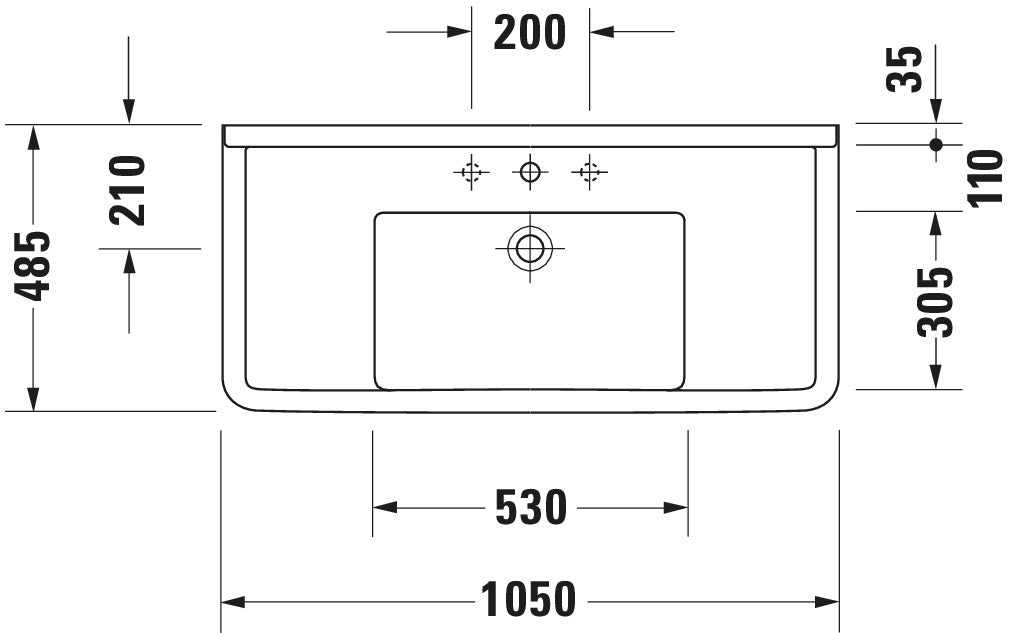 Duravit Starck 3 Washbasin
