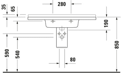 Duravit Starck 3 Washbasin