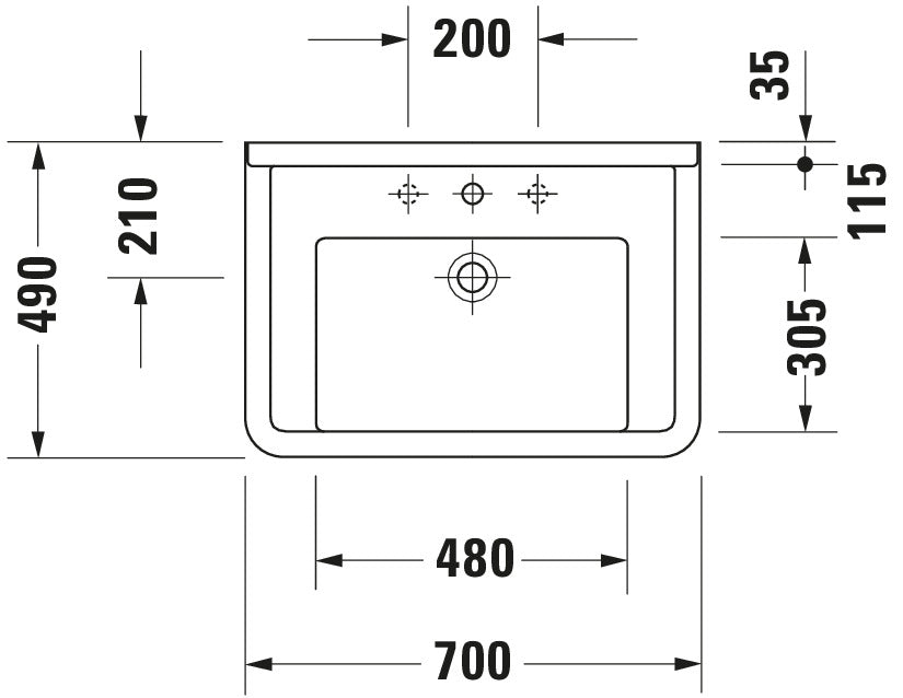 Duravit Starck 3 Washbasin