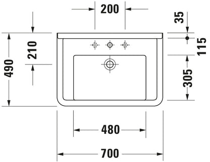Duravit Starck 3 Washbasin