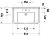 Duravit Starck 3 Washbasin