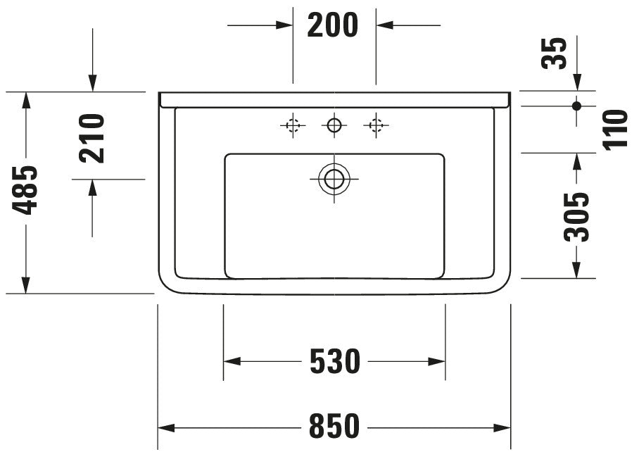 Duravit Starck 3 Washbasin