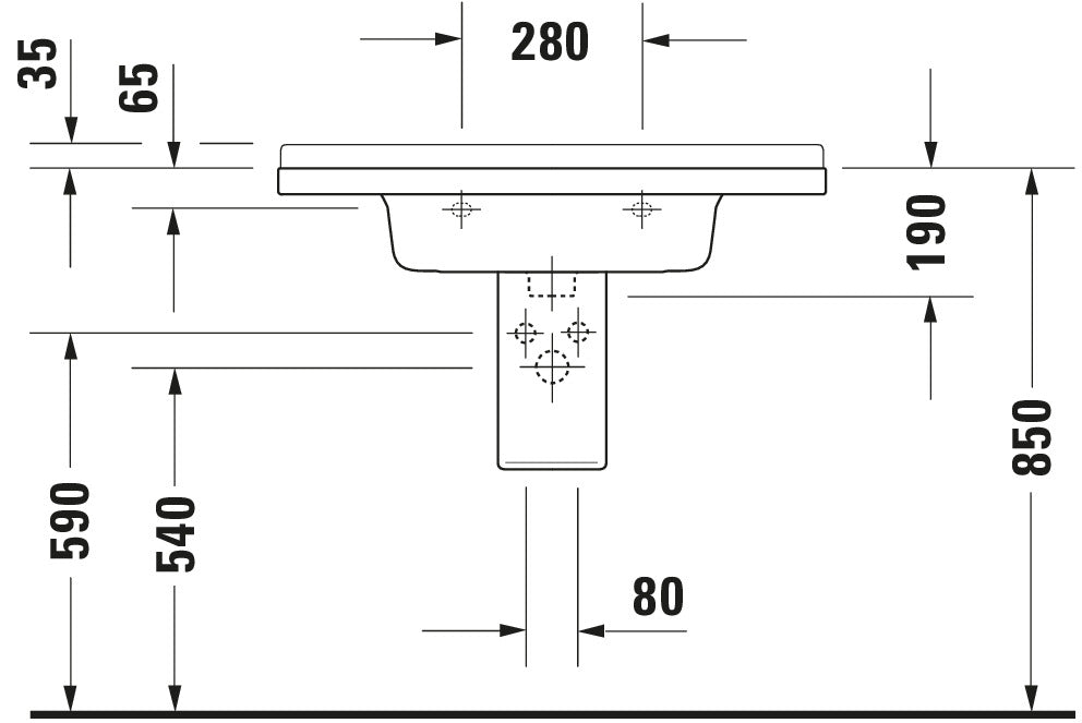 Duravit Starck 3 Washbasin