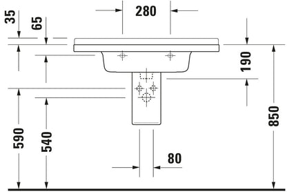 Duravit Starck 3 Washbasin