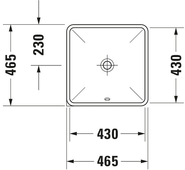 Duravit Starck 3 Built-in basin