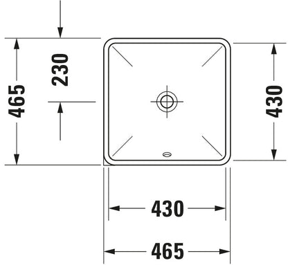 Duravit Starck 3 Built-in basin