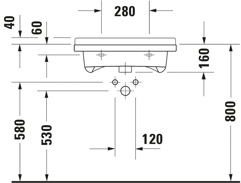 Duravit Starck 3 Washbasin Vital