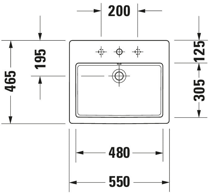 Duravit Vero Built-in basin