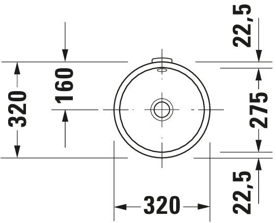 Duravit Architec Built-in basin