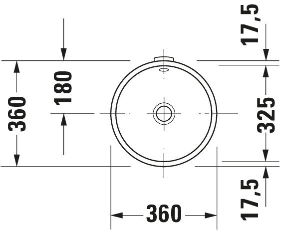 Duravit Architec Built-in basin