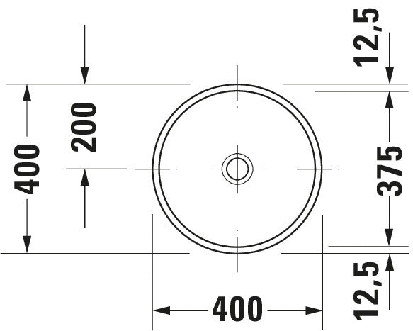 Duravit Architec Built-in basin