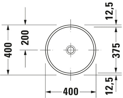 Duravit Architec Built-in basin