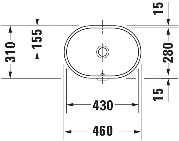 Duravit Duravit Design Classics Built-in basin
