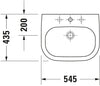 Duravit D-Code Built-in basin