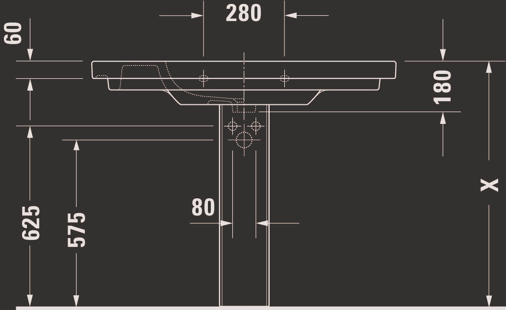 Duravit D-Code Washbasin