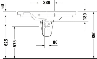 Duravit D-Code Washbasin