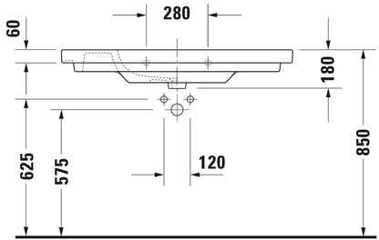 Duravit D-Code Washbasin
