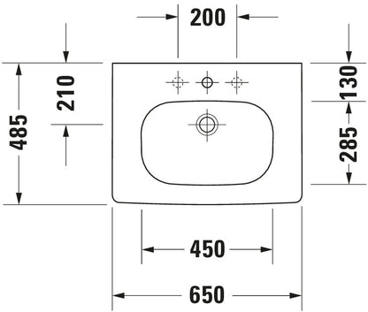 Duravit D-Code Washbasin