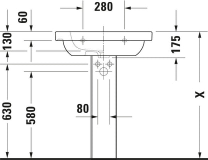 Duravit D-Code Washbasin