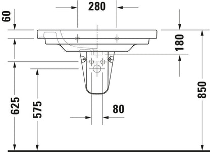 Duravit D-Code Washbasin